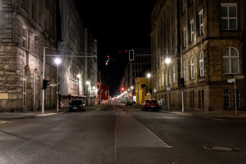Glinkastraße Berlin in der Nacht
