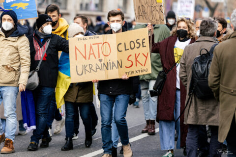 Demo in Berlin - Ukraine Krieg - Anti Kriegsdemo
