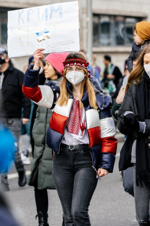 Demo in Berlin - Ukraine Krieg - Anti Kriegsdemo