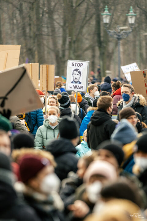 Demo in Berlin - Ukraine Krieg - Anti Kriegsdemo