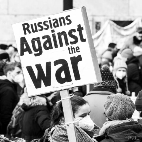 Demo in Berlin - Ukraine Krieg - Anti Kriegsdemo