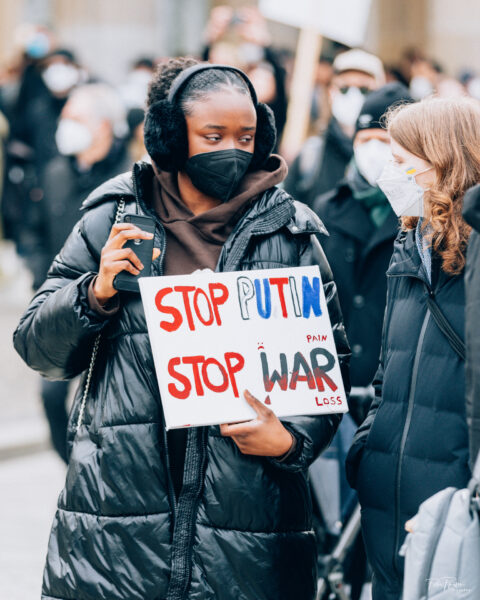 Demo in Berlin - Ukraine Krieg - Anti Kriegsdemo