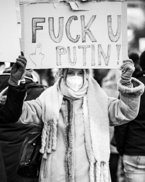 Demo in Berlin - Ukraine Krieg - Anti Kriegsdemo