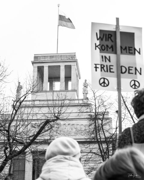 Demo in Berlin - Ukraine Krieg - Anti Kriegsdemo