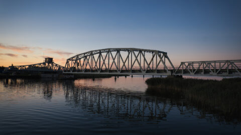 Auto Brücke Zingst Ostsee Mecklenburg Vorpommern Deutschland