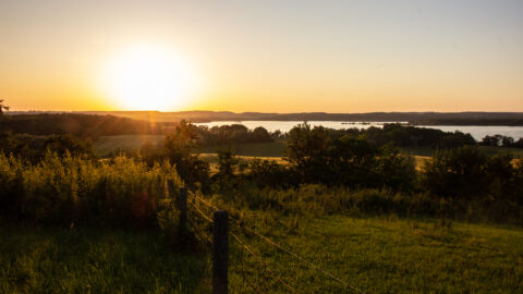 Sonnenuntergang in Mecklenburg Vorpommern