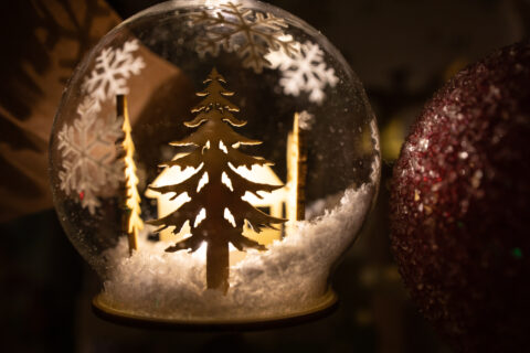 Winter Weihnachten Kugel Foto