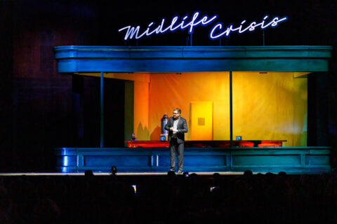 Paul Panzer auf der Bühne im Tempodrom Berlin